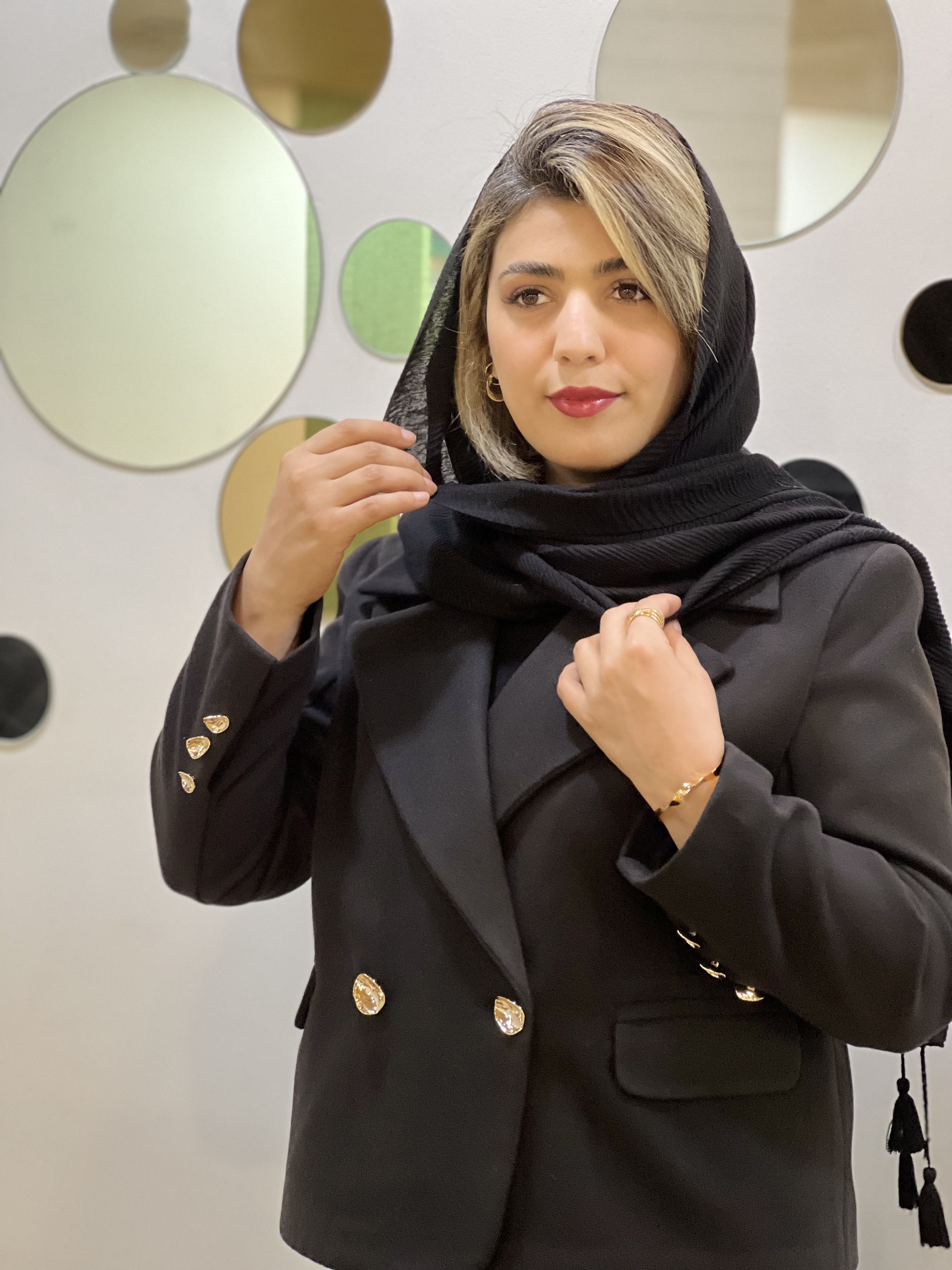 کت فوتر زنانه مشکی دیبا