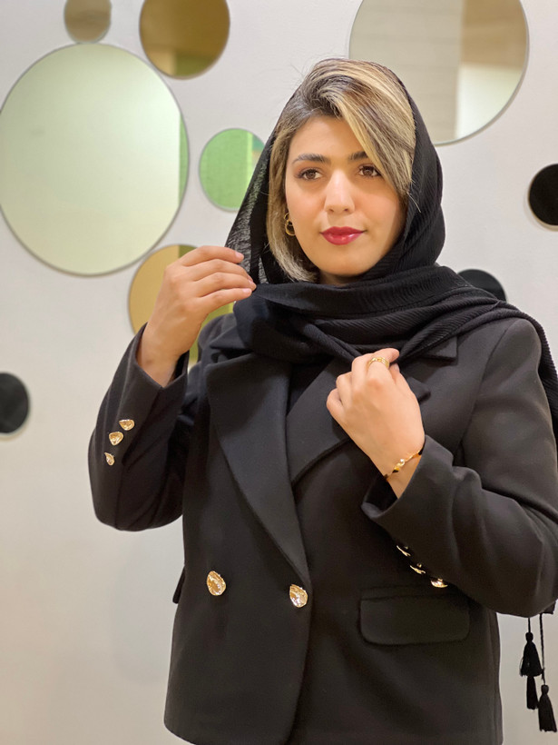 کت فوتر زنانه مشکی دیبا