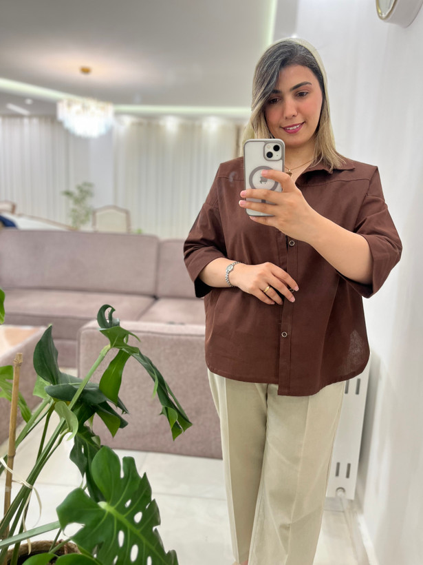 شومیز زنانه لنین رزا