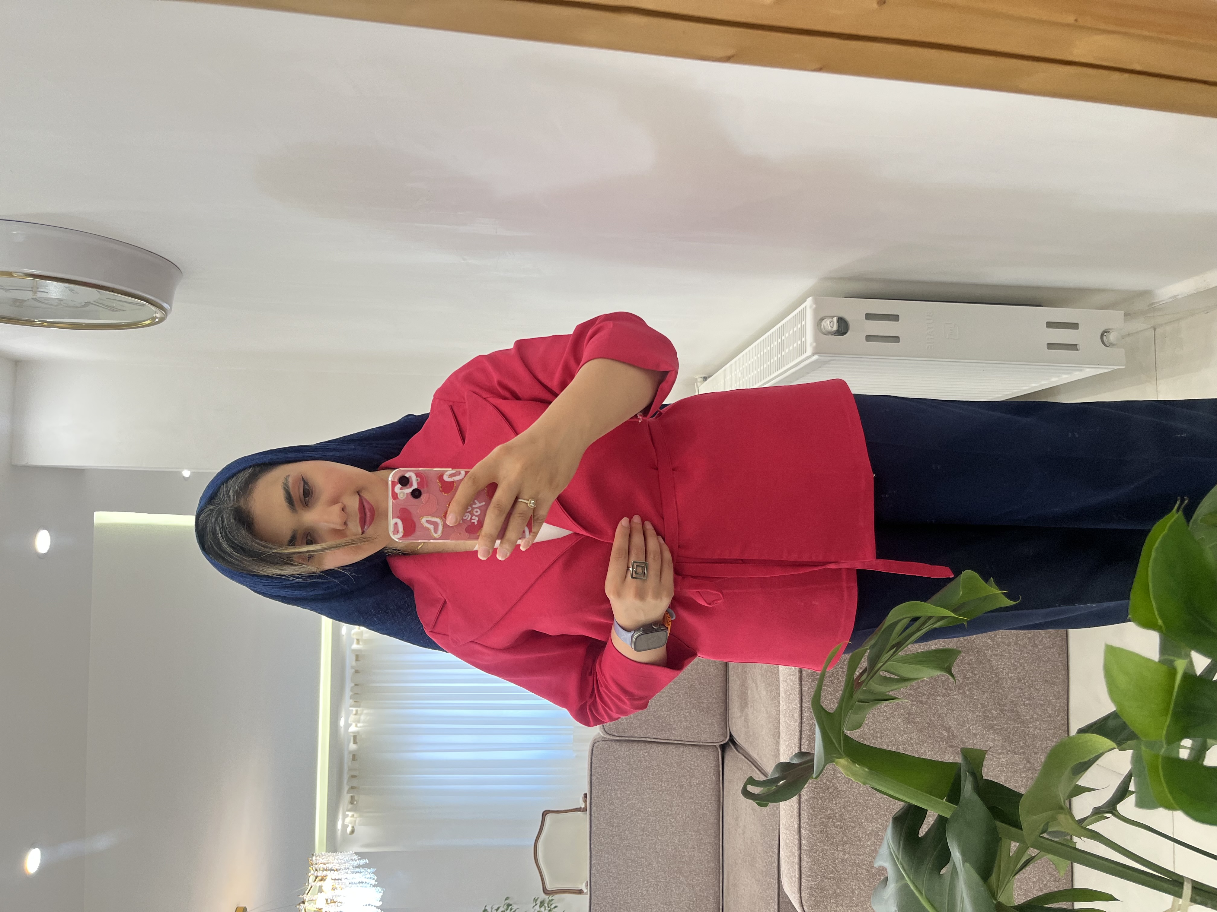 کت زنانه سرخابی لنین